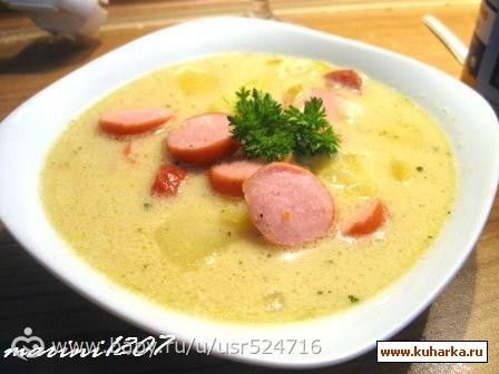 Рецепт супа с сосисками с пошагово Рецепт супа с сосисками с пошагово