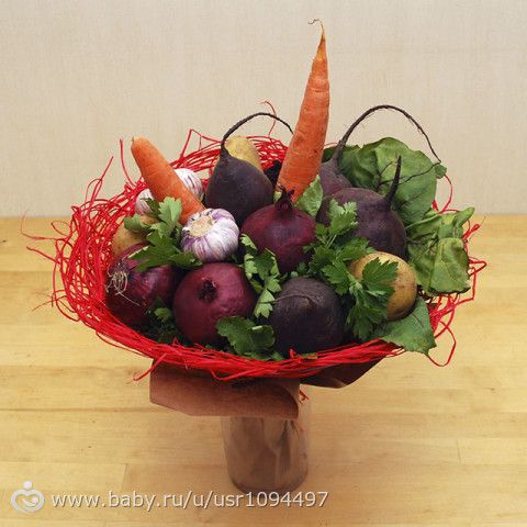 Подарки из овощей Подарки из овощей