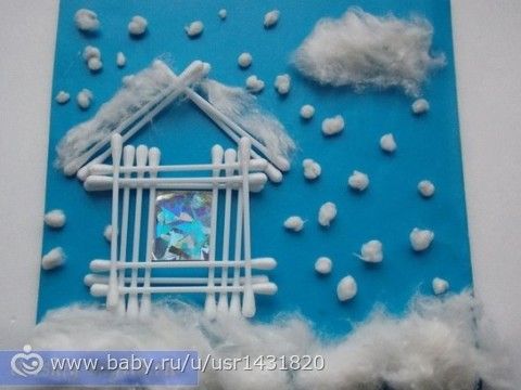 Поделки своими руками из ватных палочек в детский сад Поделки своими руками из ватных палочек в детский сад