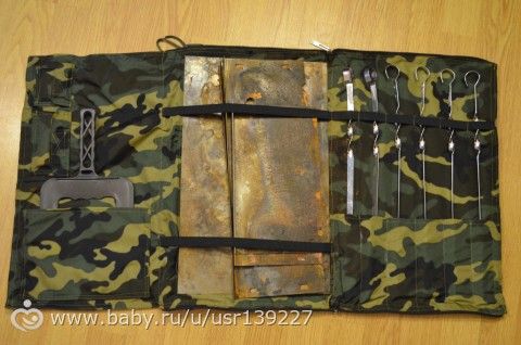 Сумка для мангала своими руками