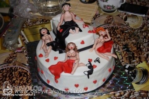 Прикольные украшение тортов для мужчин фото