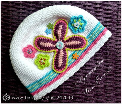 Снова яркая весенняя шапочка)))
