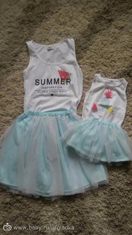 Платья с воланами и FamileLook