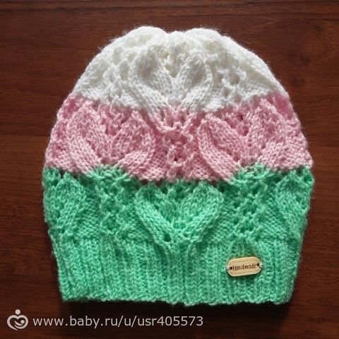 Шапочки с сердечками