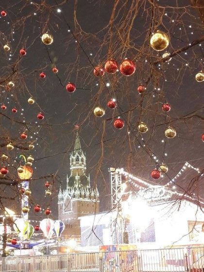 Для тех, у кого нет возможности увидеть новогоднюю Москву