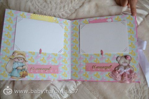 эксклюзивный альбом первого года для Маленькой принцессы (выполню под заказ)