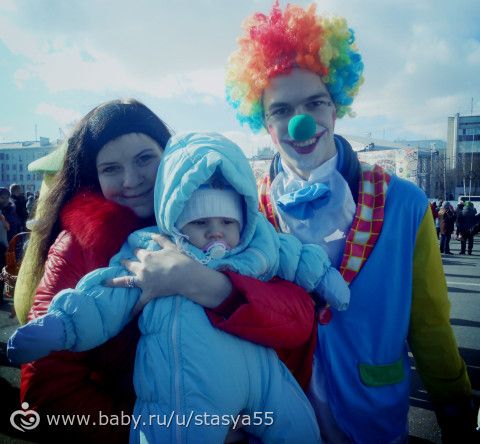 Сходили сегодня на масленицу на пл. Куйбышева