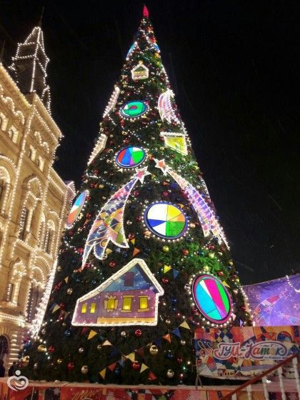 Для тех, у кого нет возможности увидеть новогоднюю Москву