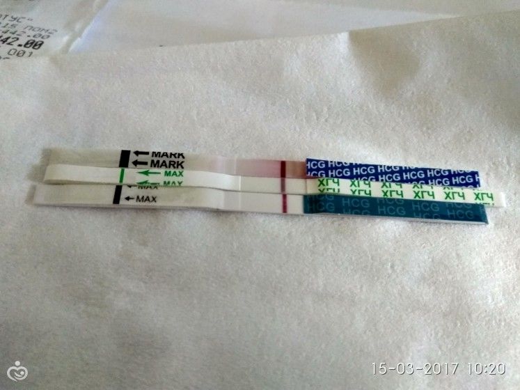 Фрау упорно выдает вторую полоску, а анализ крови отрицательный