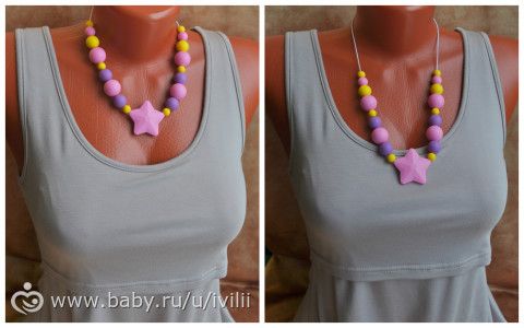 Слингобусы (мамабусы) вязаные и жевательные слингобусы из пищевого силикона
