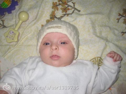 2 месяца двойняшкам Дионисию и Виолетте!