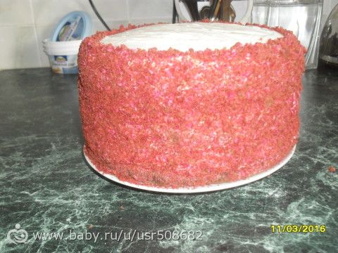 ВОТ И МОЙ &quot;RED VELVET&quot; (ТОРТ &quot;КРАСНЫЙ БАРХАТ&quot;)