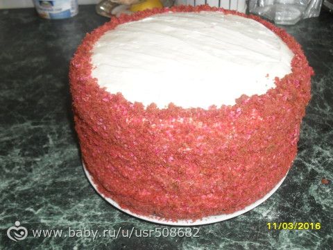 ВОТ И МОЙ &quot;RED VELVET&quot; (ТОРТ &quot;КРАСНЫЙ БАРХАТ&quot;)
