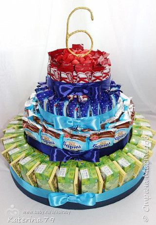 Подарки на день рождения Kinder торты Москва