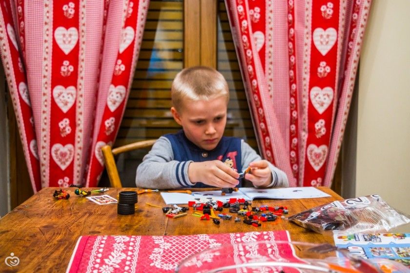 Привет из Италии! Опробовали горные лыжи с детьми. (фото)