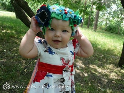 Хвастаюсь венок на голову
