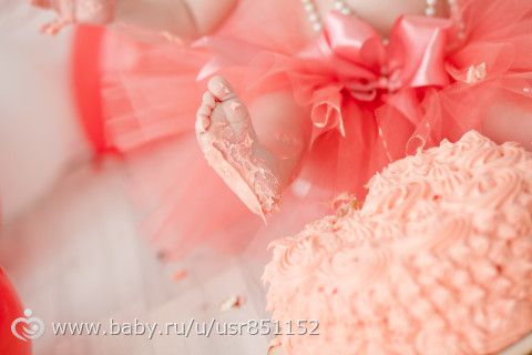 Фотосессия на годик Лилички. Семейная и cake smash.