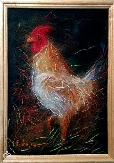 Картины шерстью. Продолжение.