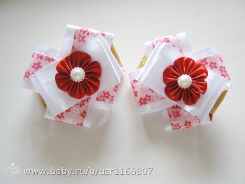 Бантики канзаши