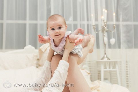 Фотосессия: Ксюшке полгодика. &quot;Беленькая&quot; фотосессия.