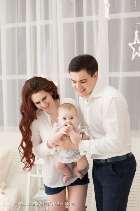 Фотосессия: Ксюшке полгодика. &quot;Беленькая&quot; фотосессия.