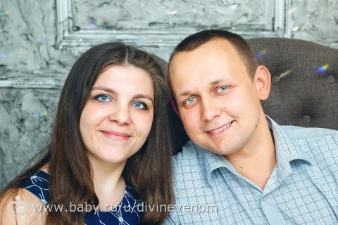 Настя, Алексей и Полиночка