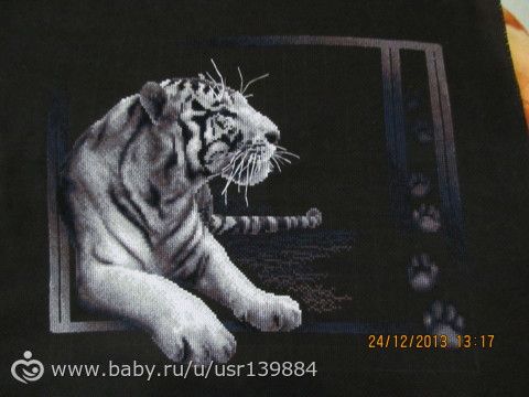 Моя коллекция на черной канве)