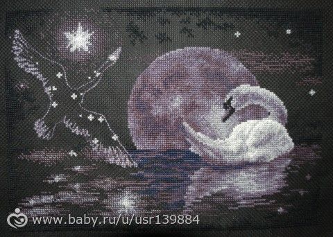 Моя коллекция на черной канве)