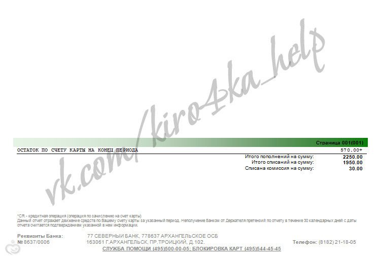 Отчет Кира Ковалёва 15-30 ноября 2016