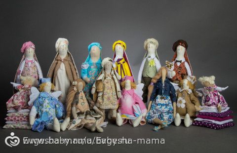 Мое любимое хобби))) Тильда-зайки и другие игрушки)