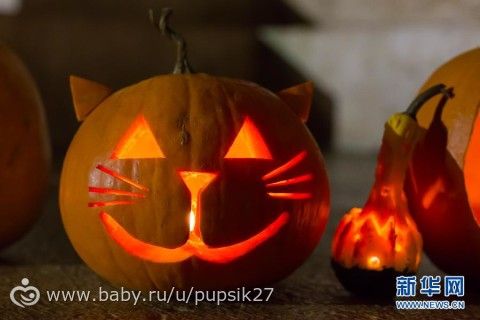 Осенний день!!! Тыквенный пирог и подготовка к Хэллоуину!! фото!!