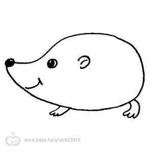 Занятие Ёжик (Hedgehog) для 4летки(конспект)